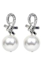 Women's Ben-amun Deco Crystal & Imitation Pearl Drop Earrings