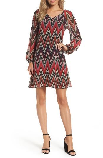 Women's Taylor Dresses Chevron Swing Dress