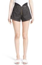 Women's Vejas Denim Flight Shorts - Black