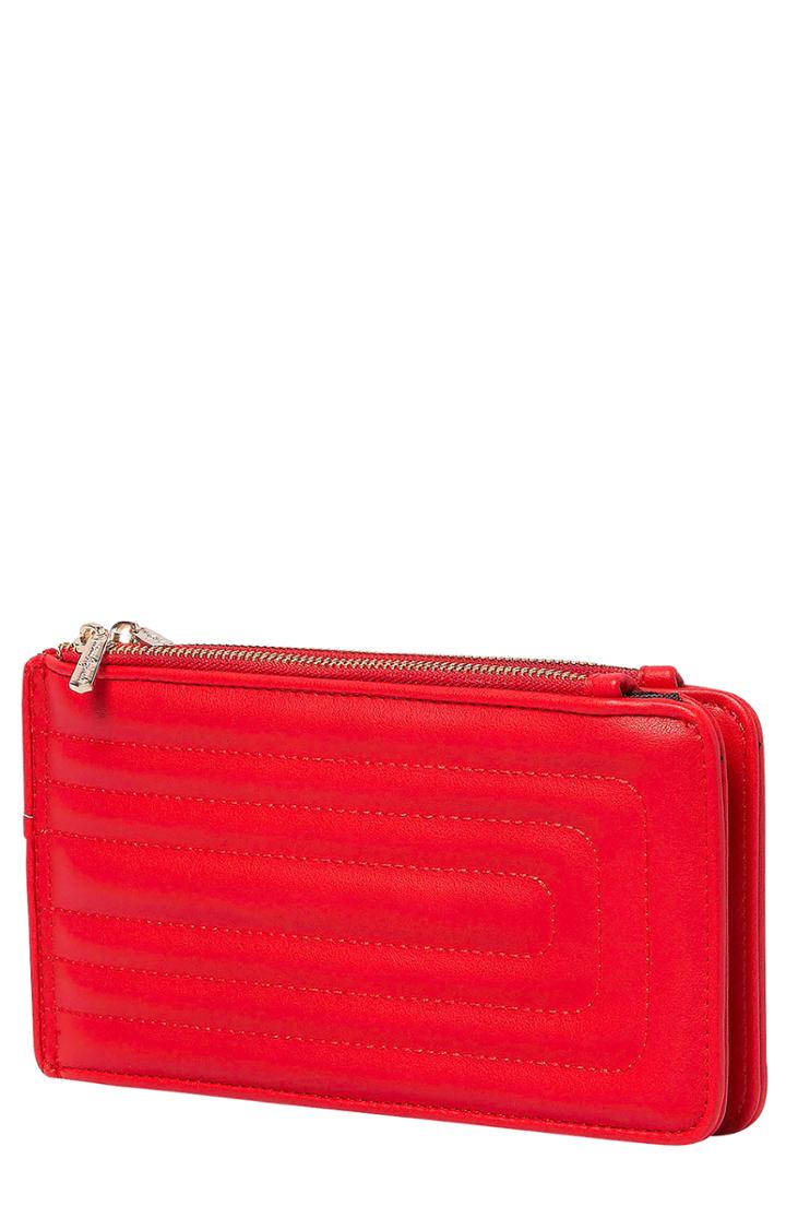 Women's Urban Originals Imagine Quilted Vegan Leather Wallet - Red