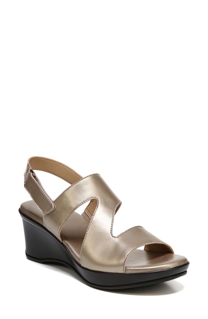 Women's Naturalizer Valerie Wedge Sandal N - Metallic