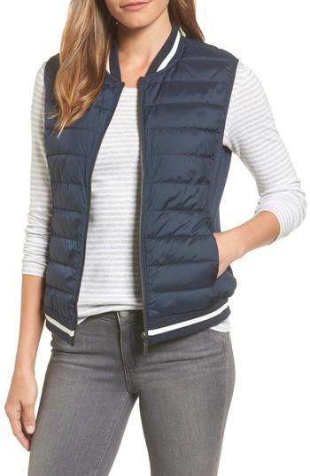 Women's Barbour Bleachey Quilted Gilet Us / 10 Uk - Blue