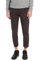 Men's Topman Tapered Fit Snakeskin Print Pants 34 - Metallic