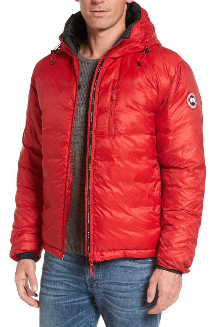 Men's Canada Goose 'lodge' Slim Fit Packable Jacket - Red