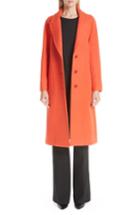 Women's Burberry Ellerton Wool Blend Coat - Red