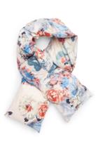 Women's Leith Floral Print Quilted Puffer Scarf, Size - Pink