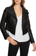 Women's 1.state Crop Faux Leather Jacket - Black
