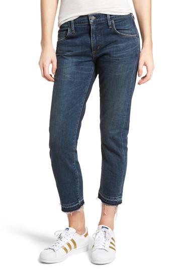 Women's Citizens Of Humanity Emerson Released Hem Slim Boyfriend Jeans - Blue