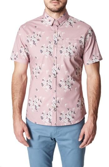 Men's 7 Diamonds Feelin' Free Woven Shirt - Pink