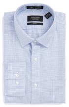 Men's Nordstrom Men's Shop Smartcare(tm) Trim Fit Dress Shirt .5 - 32/33 - Blue