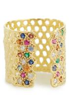 Women's Lara Melchior 'bague Iii' Diamond & Gemstone Open Ring