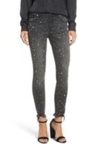 Women's Tinsel Rock Star Studded Skinny Jeans - Grey