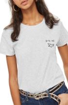 Women's Topshop Bite Me Motif T-shirt