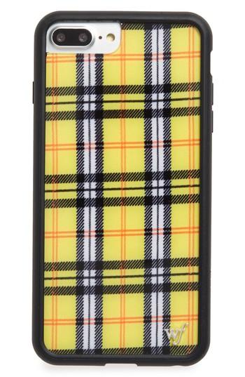 Wildflower Tartan Plaid Iphone 6/7/8 Case - Yellow