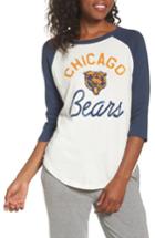 Women's Junk Food Nfl Chicago Bears Raglan Tee - White
