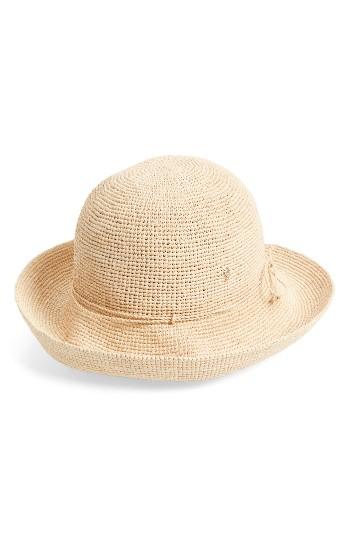 Women's Helen Kaminski 'provence 10' Packable Raffia Hat - Beige