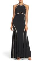 Women's Xscape Illusion Inset Jersey Gown