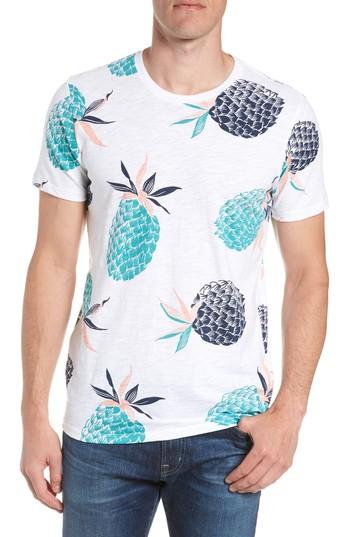 Men's Bonobos Pineapple Party Slim Fit T-shirt - White