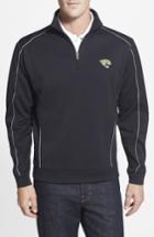Men's Cutter & Buck Jacksonville Jaguars - Edge Drytec Moisture Wicking Half Zip Pullover