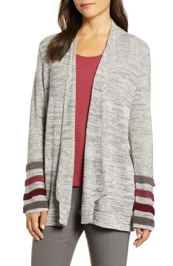 Women's Nic+zoe Ombre Cuff Cardigan - Grey
