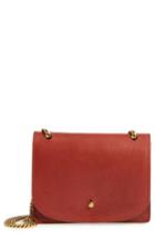 Women's Madewell Leather Crossbody Wallet - Brown