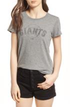 Women's '47 San Francisco Giants Fader Letter Tee - Grey