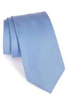 Men's Nordstrom Men's Shop Dot Silk Tie, Size - Blue
