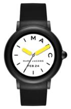 Women's Marc Jacobs Riley Silcone Strap Smart Watch, 44mm