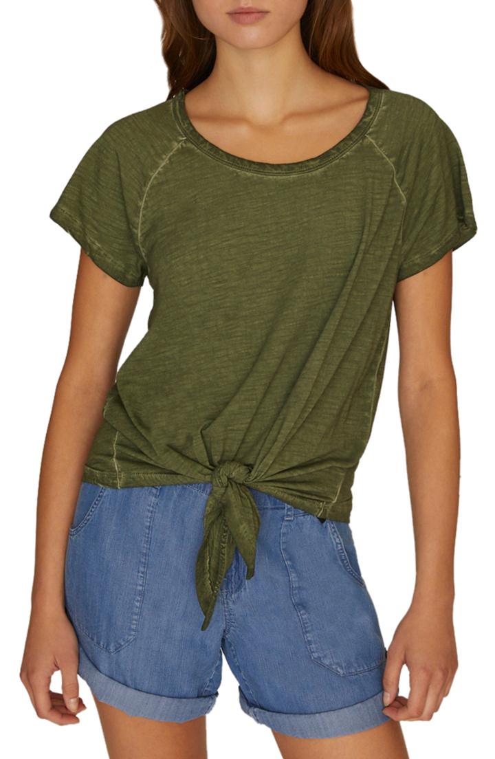 Women's Sanctuary Lou Tie Tee - Green