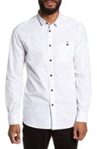 Men's Ted Baker London Nep Print Sport Shirt (m) - Blue