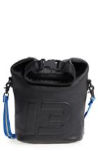 Fenty Puma By Rihanna Roll-top Leather Bucket Bag - Black