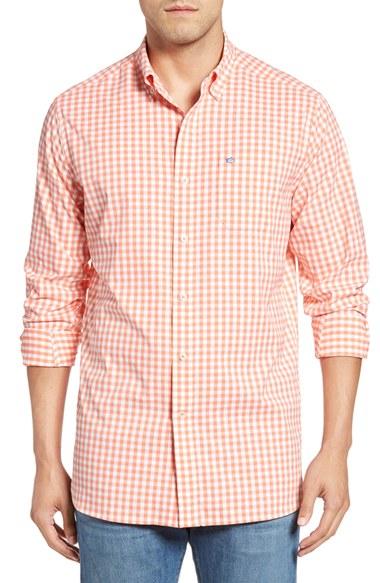 Men's Southern Tide Nassau Classic Fit Plaid Sport Shirt