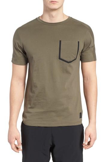 Men's Reebok Training Supply Move Crewneck T-shirt - Green