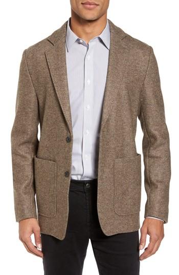Men's Billy Reid Dylan Knit Wool Blend Sport Coat R - Beige