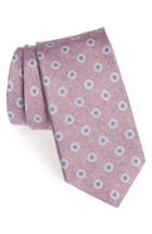 Men's Bonobos Palisades Floral Silk Tie, Size - Purple