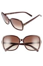Women's Bobbi Brown 'the Alice' 57mm Sunglasses - Violet