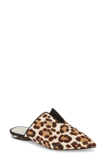 Women's 1.state Genia Genuine Calf Hair Slide M - Brown