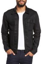 Men's Hudson Jeans Zip Denim Jacket - Black