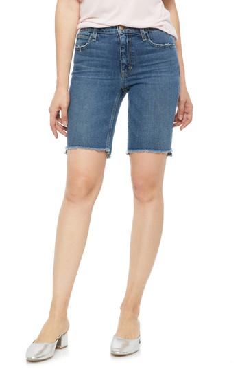 Women's Joe's Honey Curvy High Waist Bermuda Shorts - Blue
