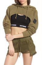 Women's Ivy Park Crop Hoodie - Green