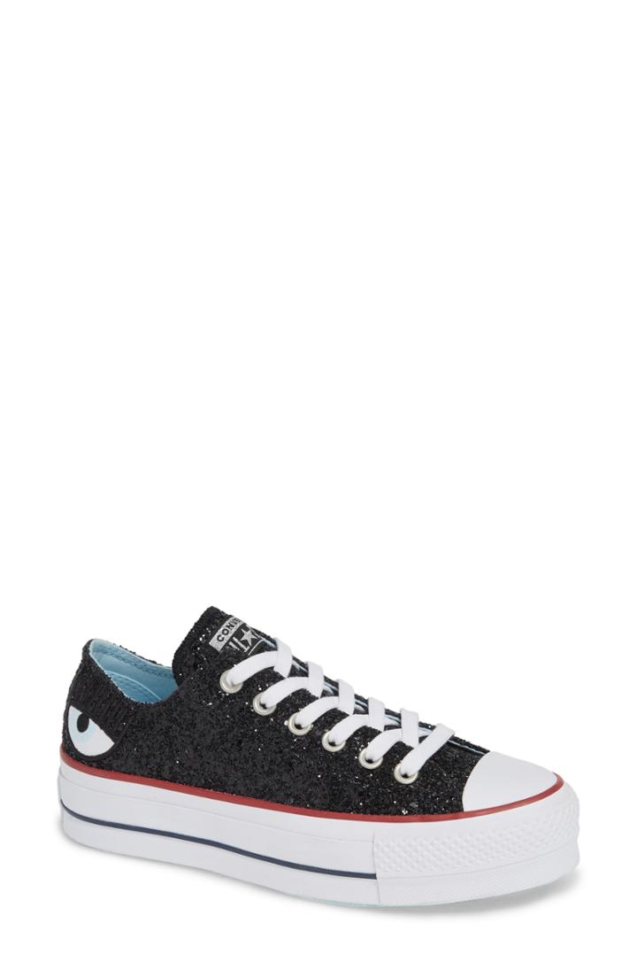 Women's Converse X Chiara Ferragni Glitter Platform Sneaker M - Black