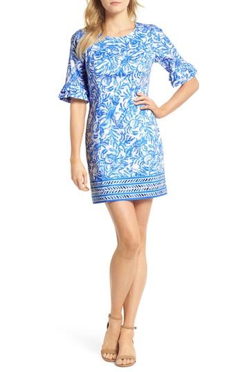 Women's Lilly Pulitzer Fiesta Stretch Sheath Dress - Blue