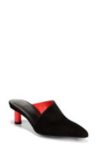 Women's Via Spiga Freya Asymmetric Mule .5 M - Black