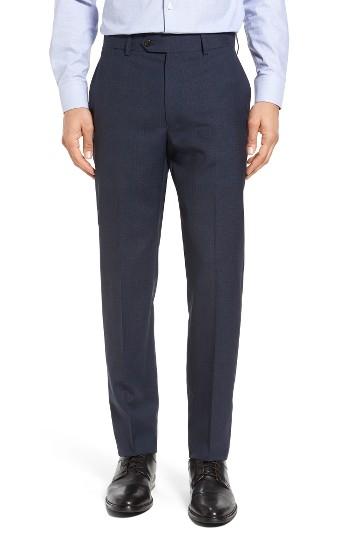 Men's Todd Snyder White Label Mayfair Flat Front Wool Trousers R - Blue