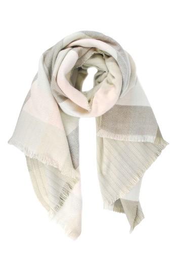 Women's Michael Stars Double Trouble Plaid Wrap