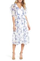 Women's Chelsea28 Floral Flutter Sleeve Midi Dress - White