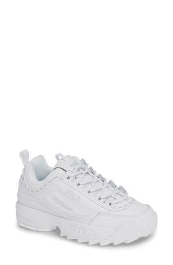 Women's Fila Disruptor Ii Premium Sneaker .5 M - White