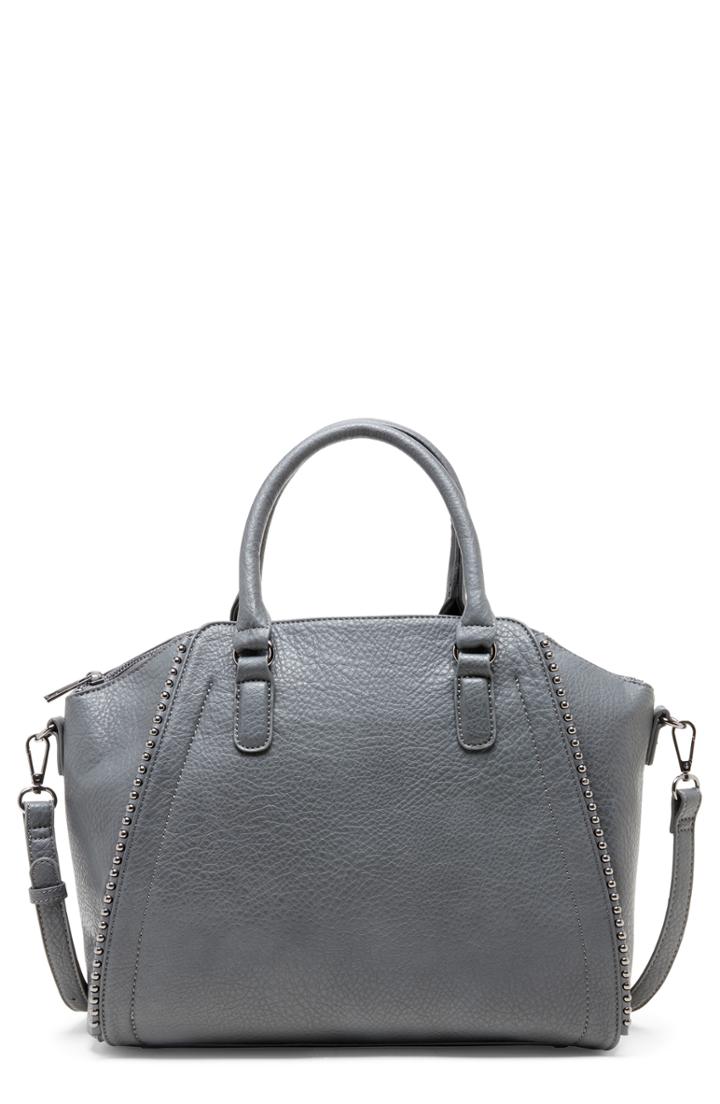 Sole Society Eytal Faux Leather Tote - Grey