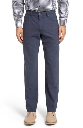 Men's Brax Manager Fancy Hybrid Trousers X 32 - Blue