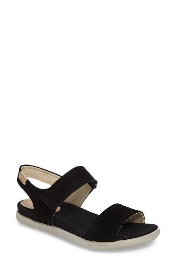 Women's Ecco 'damara' Strap Sandal -4.5us / 35eu - Black